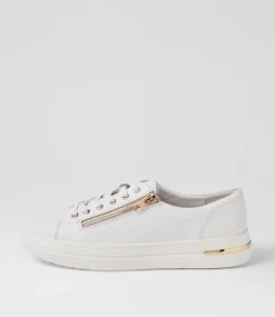 Wovi White Leather Sneakers