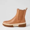 Yaella Tan Vanilla Gum Sole Leather Chelsea Boots