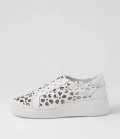 Yarry White Leather Sneakers