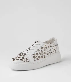 Yarry White Leather Sneakers