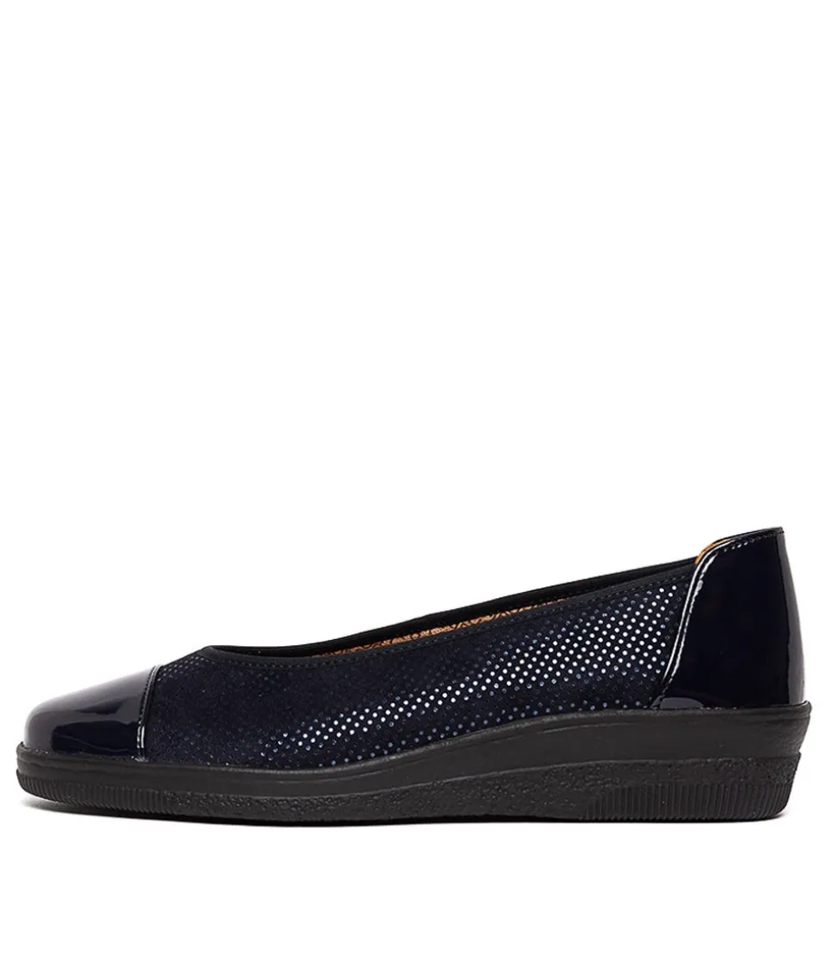 Yvonne Ocean Patent-Suede