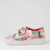 Zeki W Pink Mix Patent Leather Sneakers