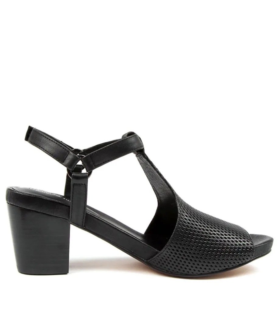 Zettie Black Leather