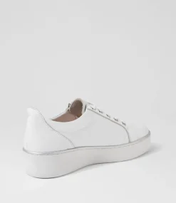 Zissy W White Leather Sneakers
