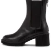 Zozo Black Leather Chelsea Boots
